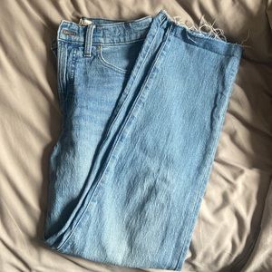 Fitted Madewell Light Wash Jeans